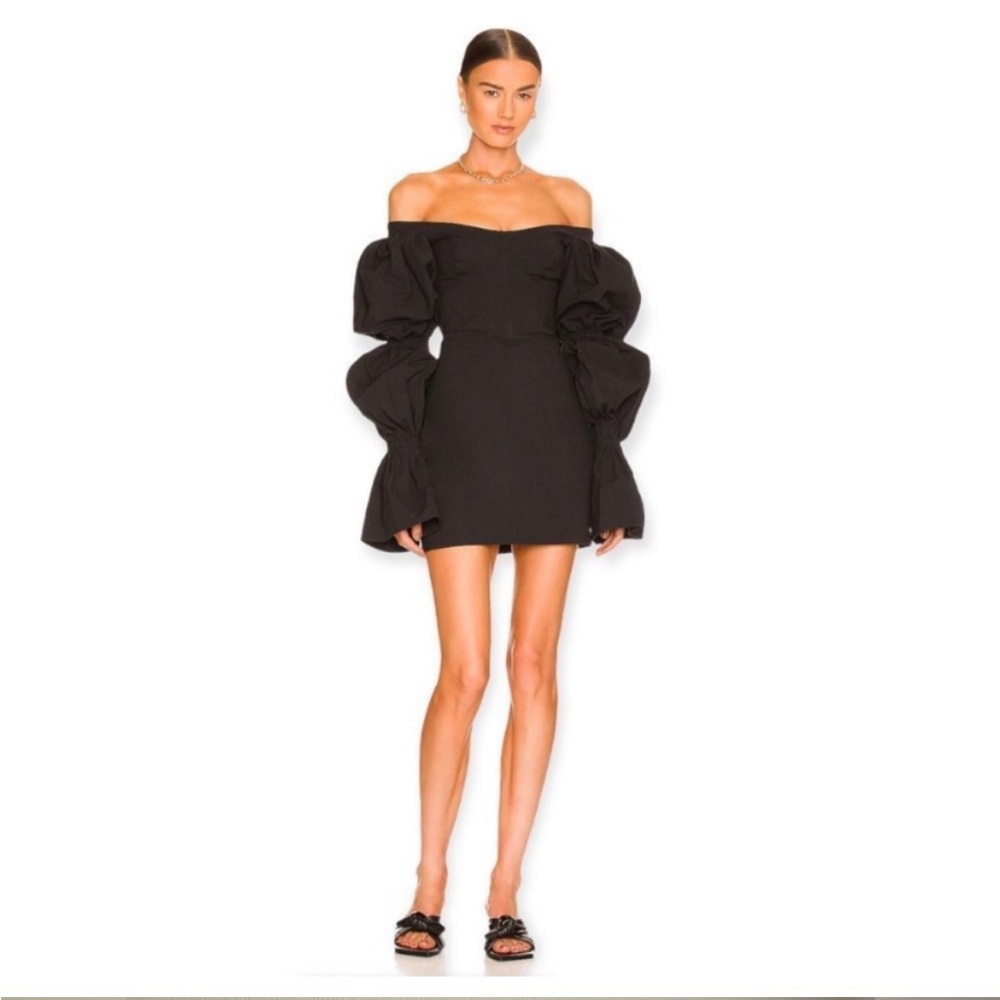 Natalie Rolt Kenzy Mini Dress in Black